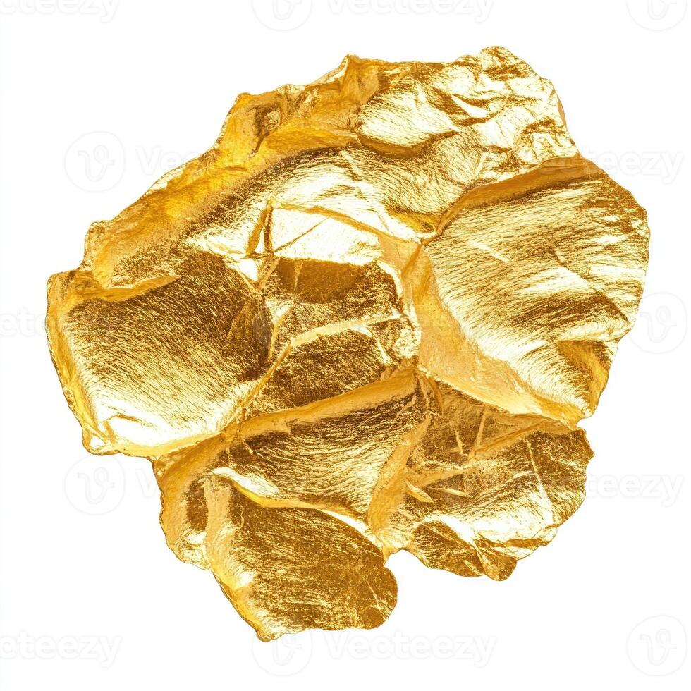 Gold nugget texture photo