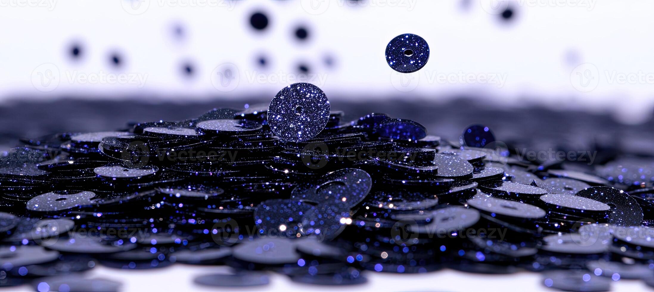 Indigo Sequins Cascade photo