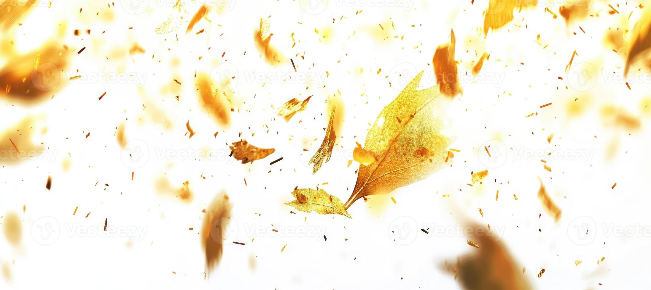 Golden Particles in Flight photo