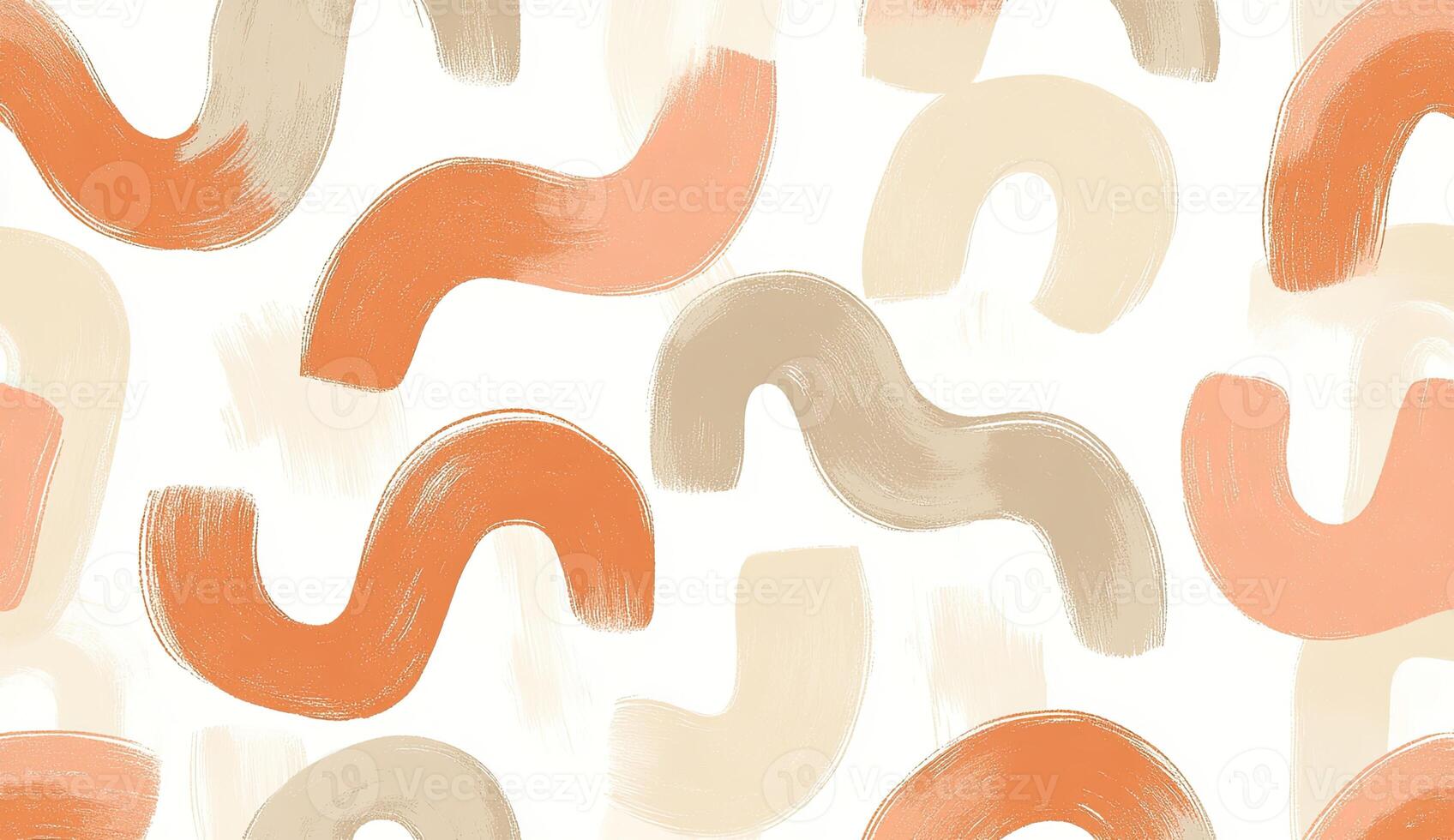 Soft, muted brushstrokes create a seamless pattern of flowing curves photo