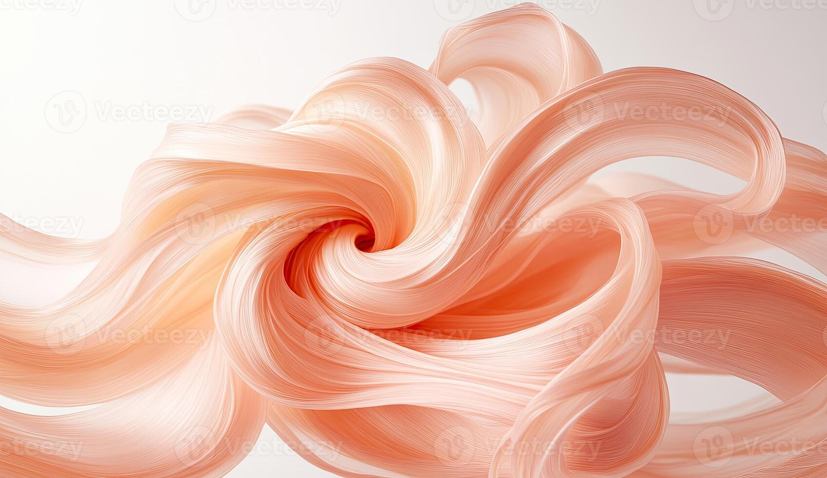 Soft, flowing, peachy swirls photo
