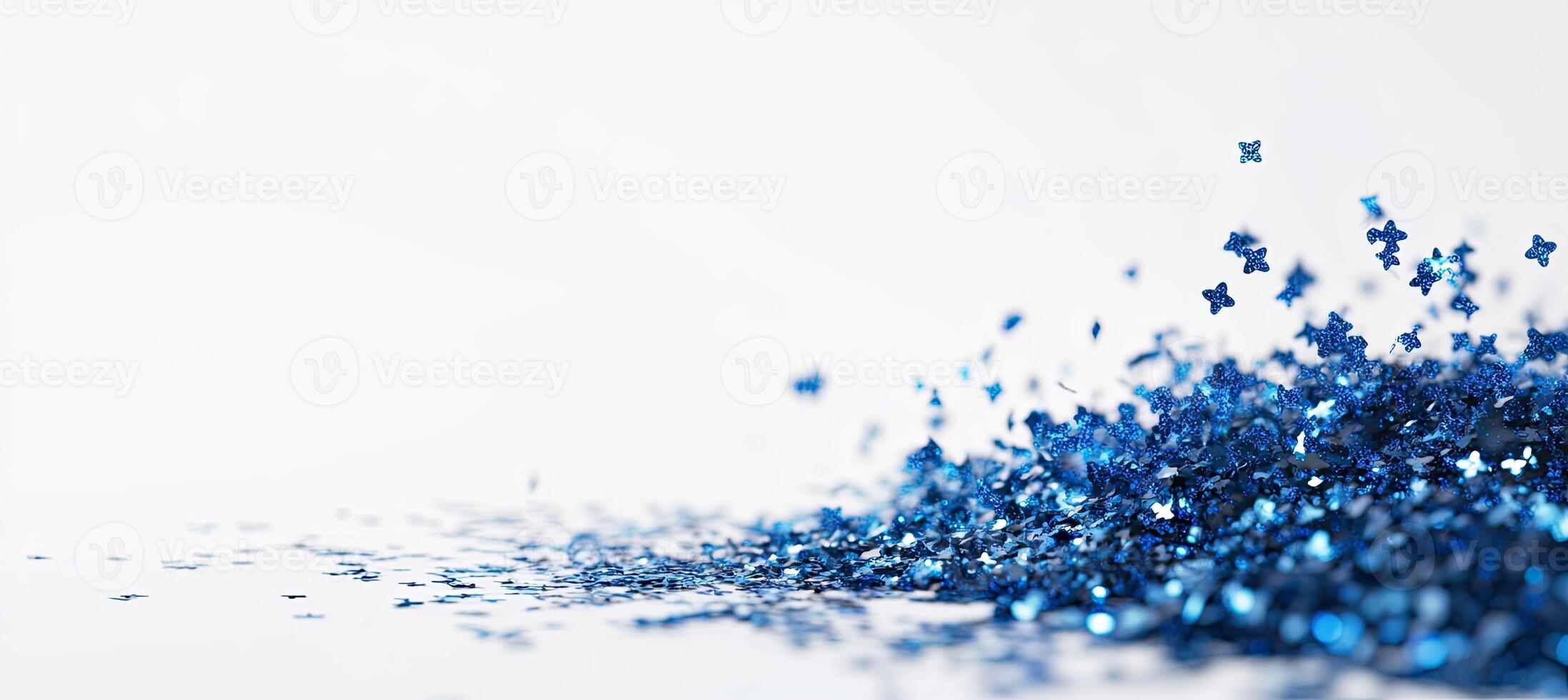 Sparkling Blue Confetti photo