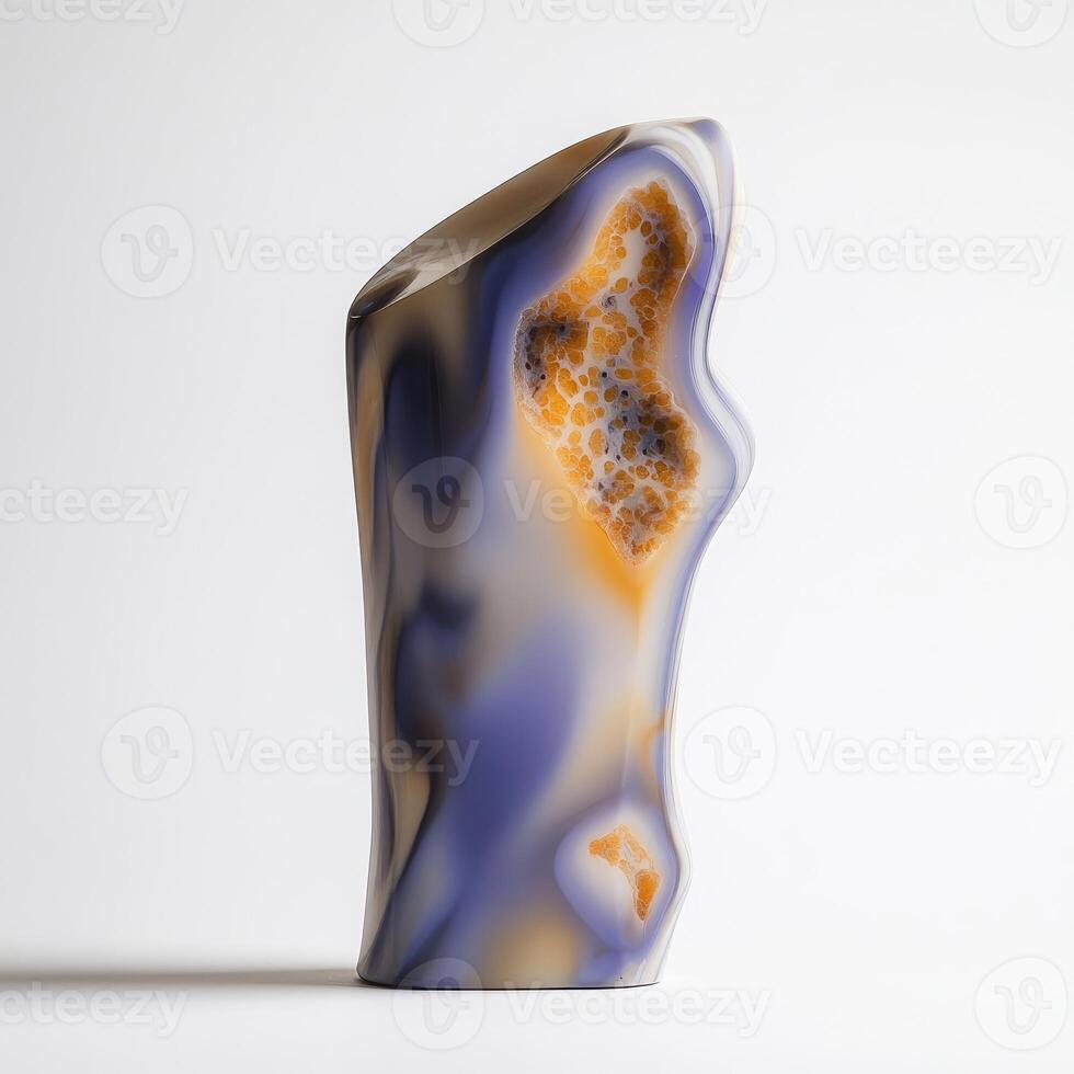 Abstract agate sculpture photo