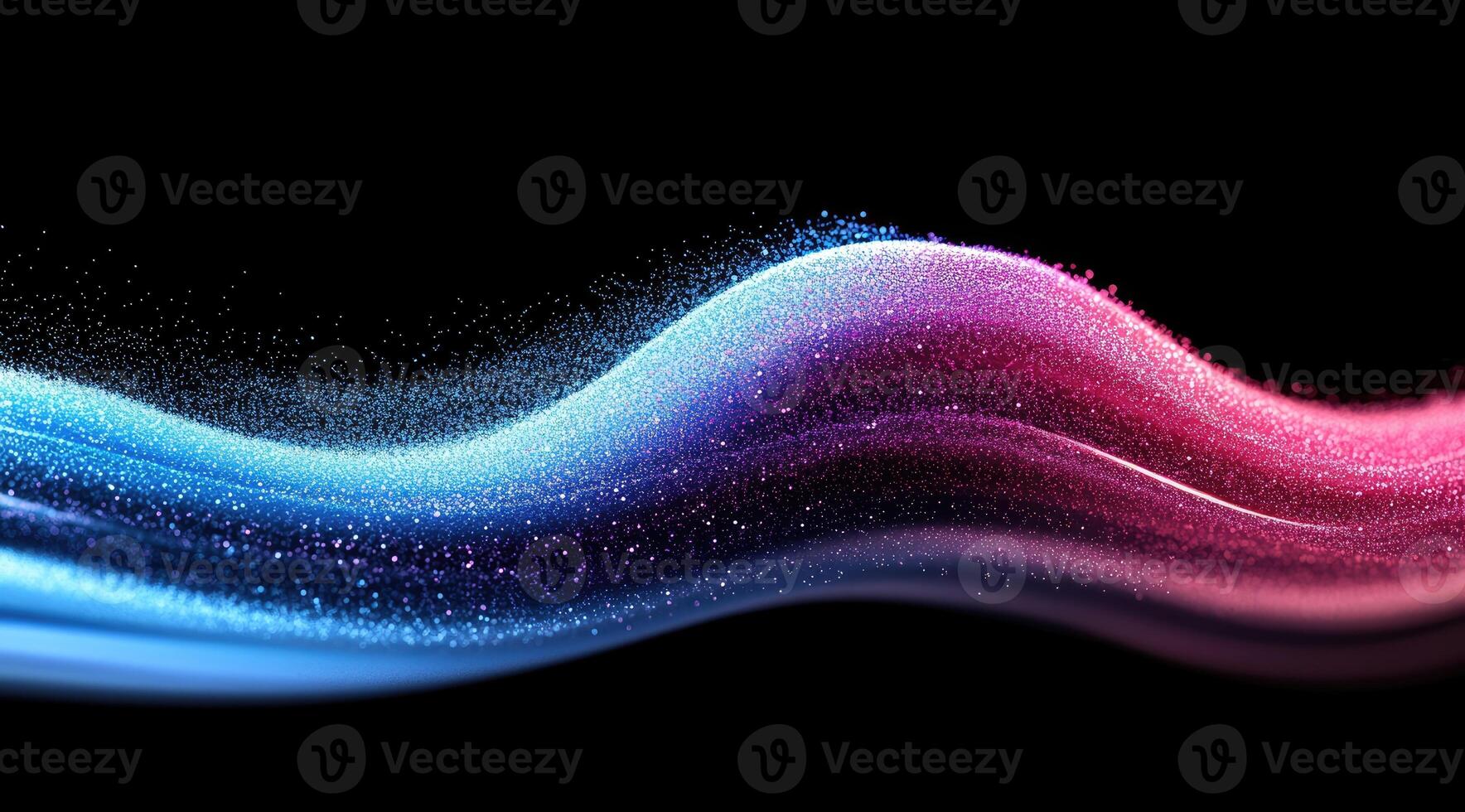 Dynamic, vibrant wave of color photo