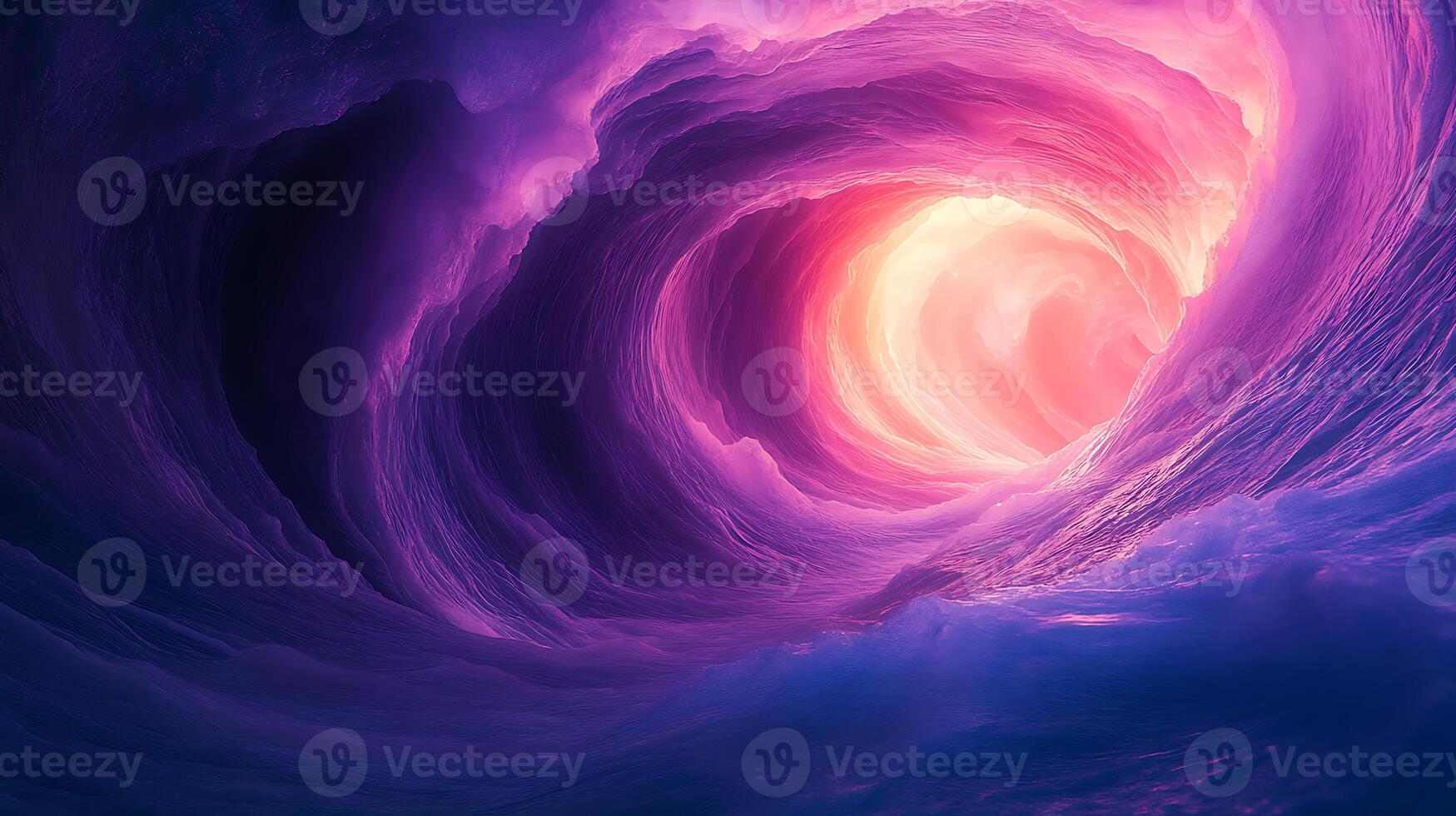 Abstract Vortex With Vibrant Gradient Colors and Intriguing Energy Flow photo