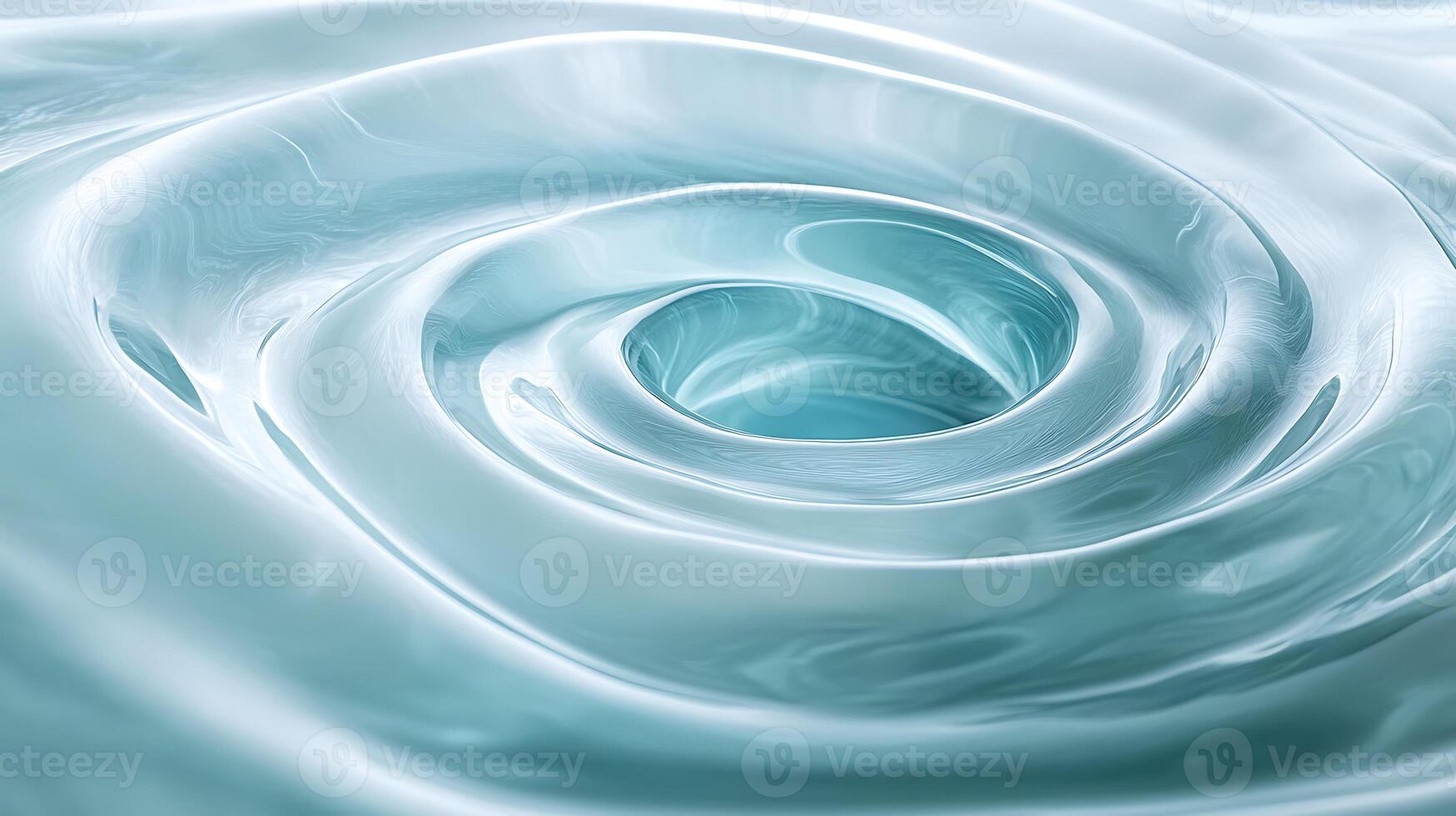 Abstract Swirling Blue Fluid Wave With Vortex in Smooth Gradient photo
