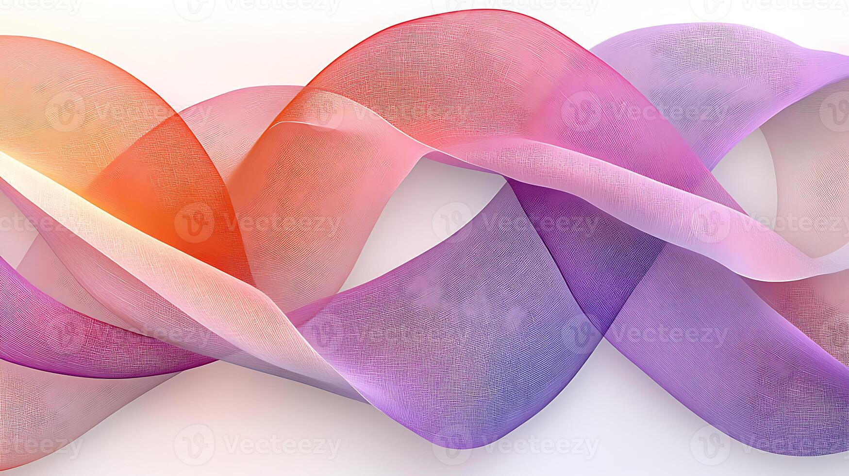 Abstract Flowing Colorful Wave Patterns in Gradient Hues photo