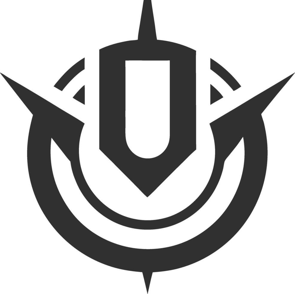 Sophisticated Standard Logo Icon Option One vector