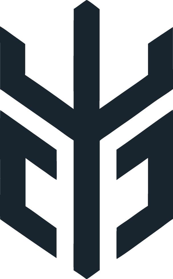 Minimal Logo H Shape Option One Clean Concise vector