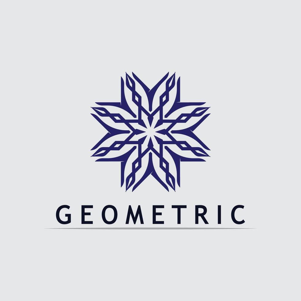 Geometric Shape-Based Business Symbol vector