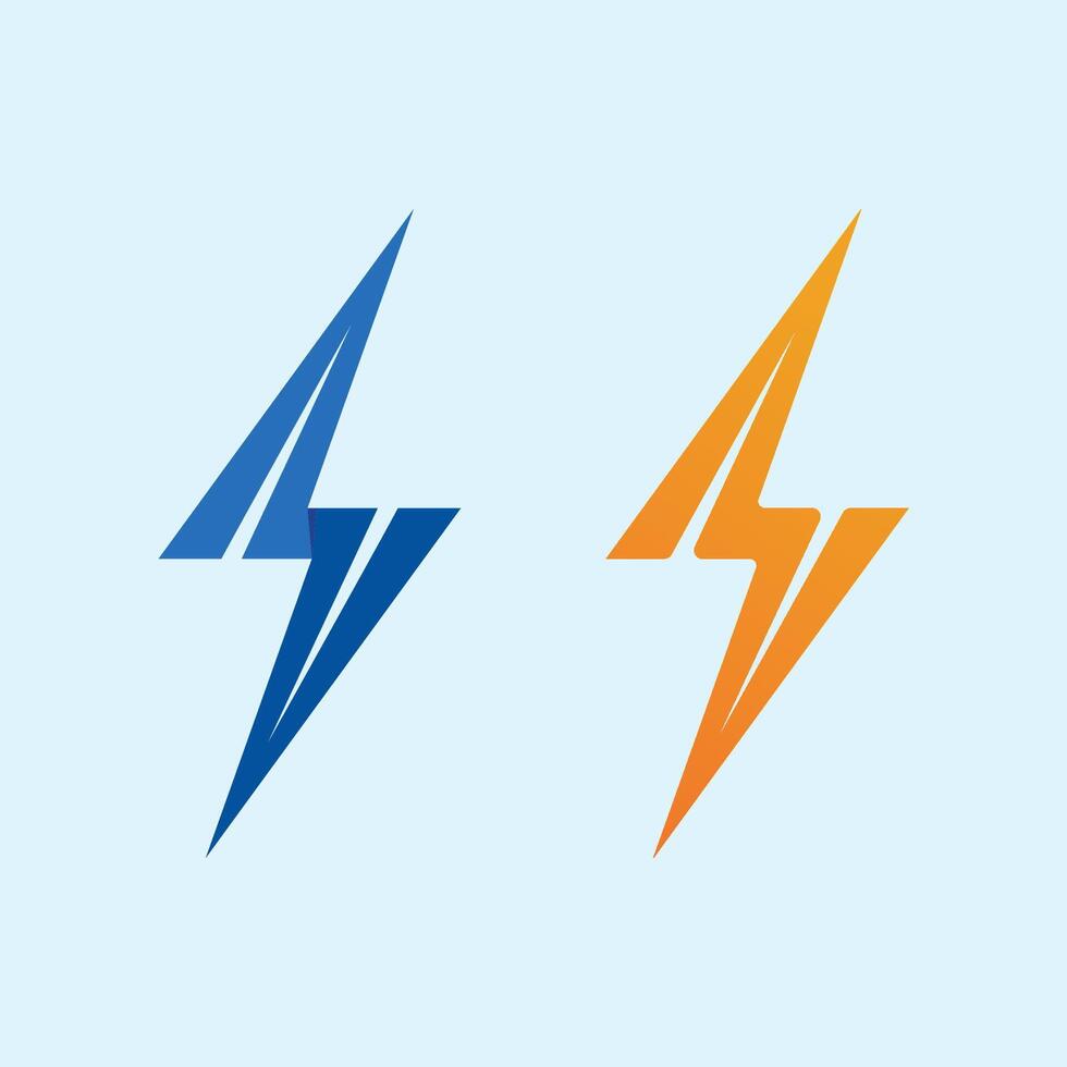 Abstract Flash Lightning Logo Icon in Bold Yellow and Black for Energy or Power Company vector