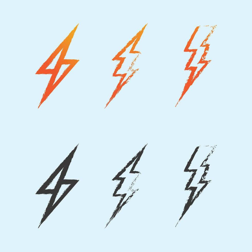 Thunderbolt Logo for Lightning Energy Business, Speed Branding, and Electric Power Solution vector