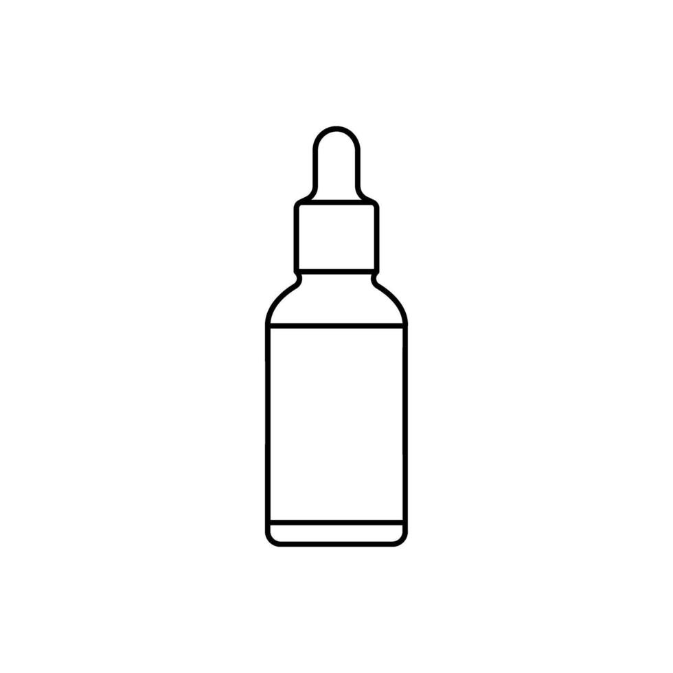 Editable serum stroke line icon isolated on white background flat illustration. eps 10 vector