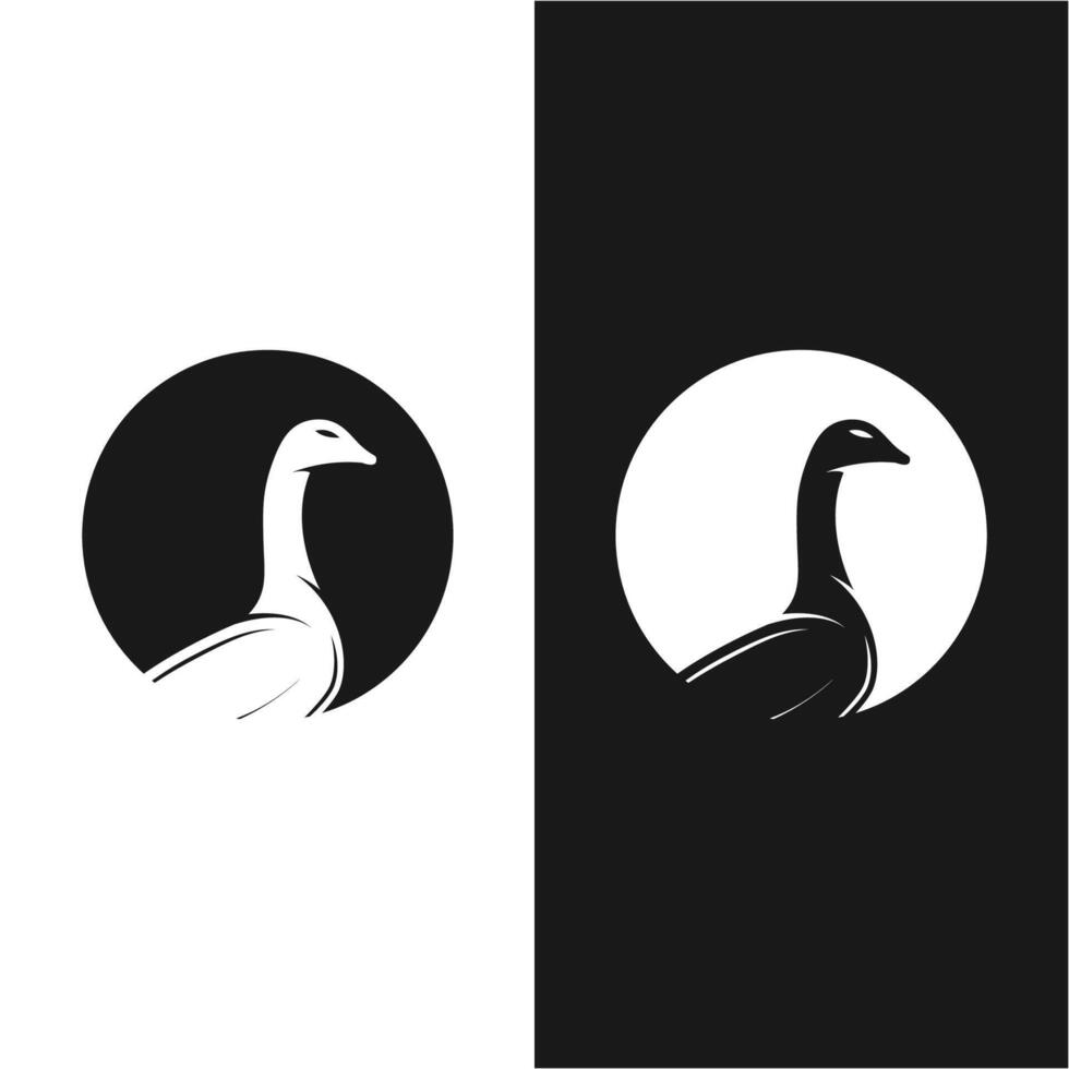 set of Swan Logo Design vector