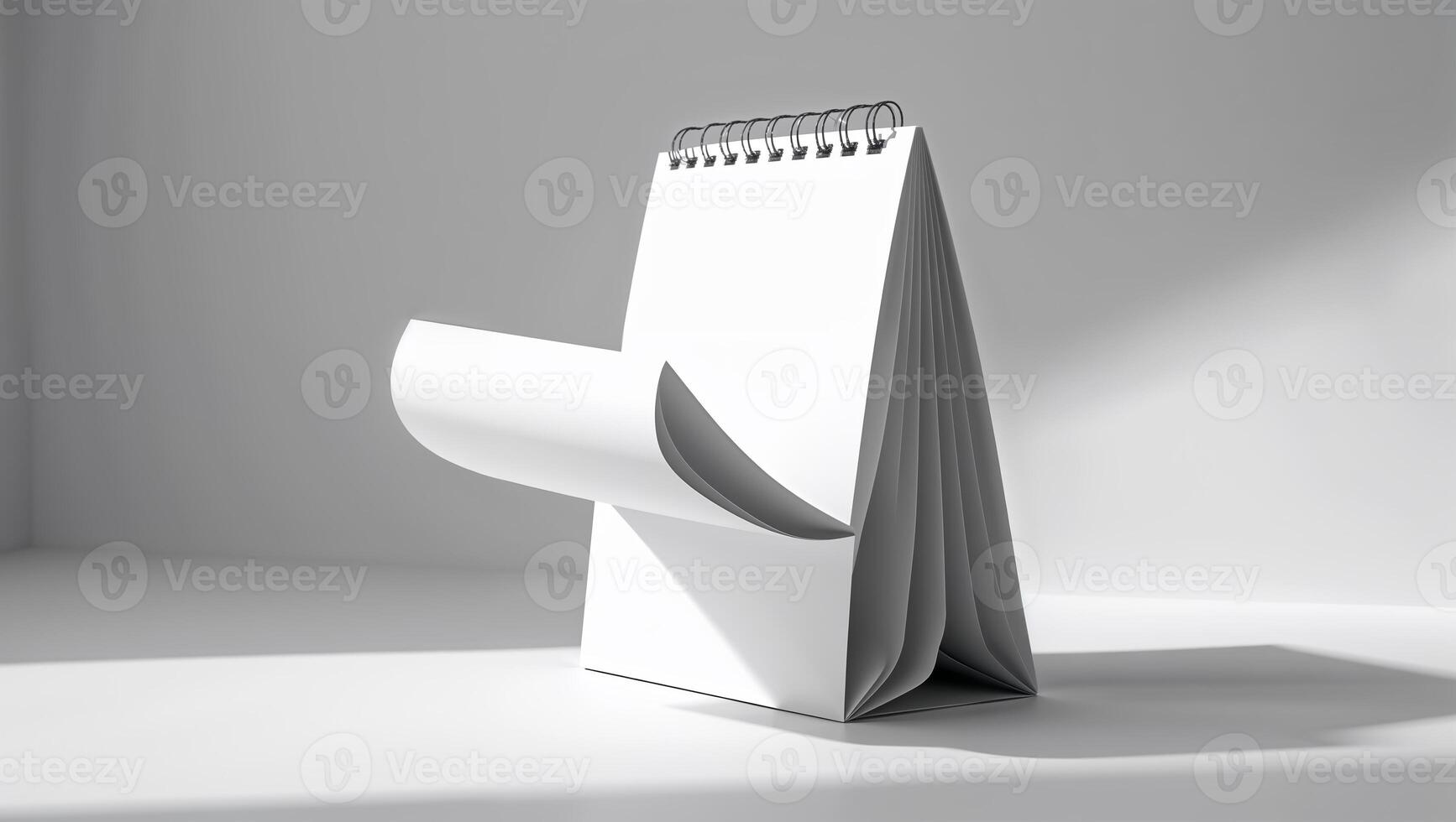 Creative spiral notepad design showcasing unique functionality in a minimalistic setting photo