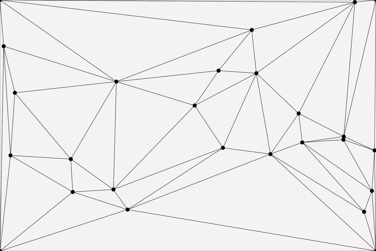 White line Global network connection background for banner design. Abstract line background with connecting dots and lines. Network Connecting dot polygon Social network communication. vector
