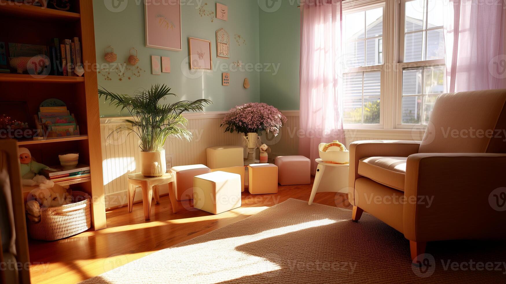 Cozy and Bright Living Room with Natural Light and Comfortable Seating for Relaxation photo