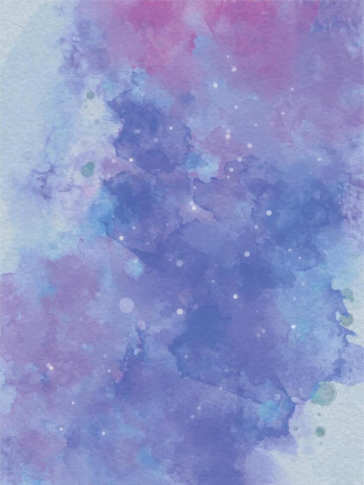 blue watercolor abstract hand painted background illustration art vector