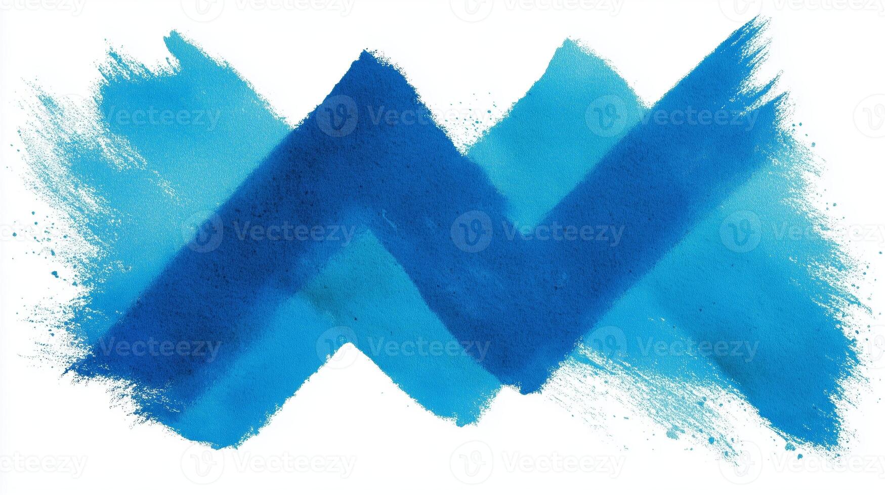 Abstract blue watercolor strokes create a calming and vibrant artistic display suitable for various design projects and backgrounds photo