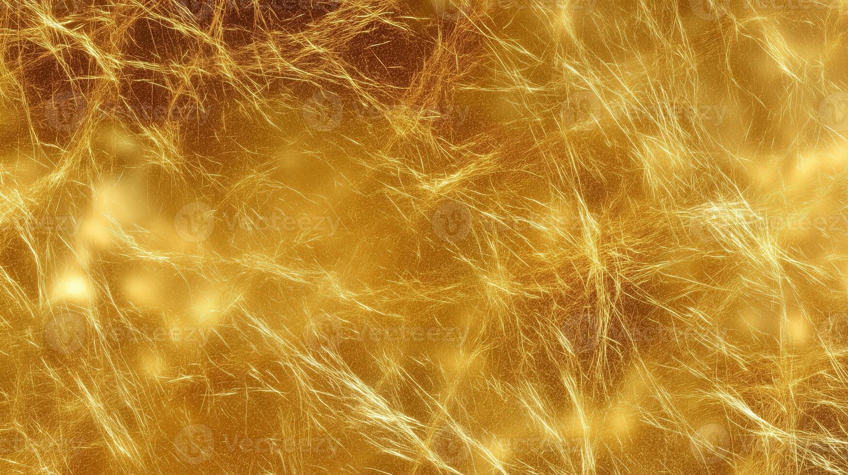 Golden abstract texture with shimmering lines resembling strands of light in a warm glow photo