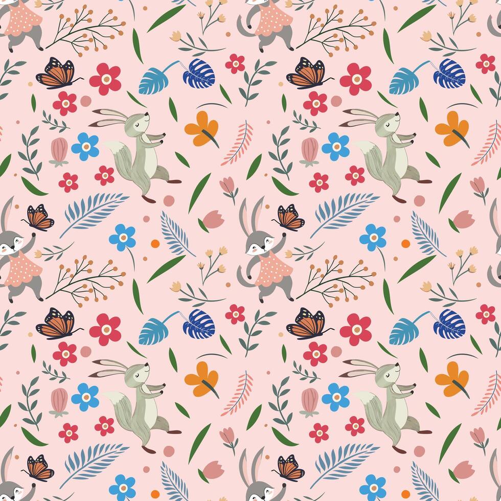 seamless watercolor pattern vector
