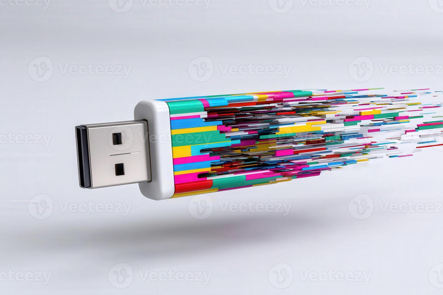 Flash drive malfunction during data transfer causes disruption and chaos in digital workflow photo