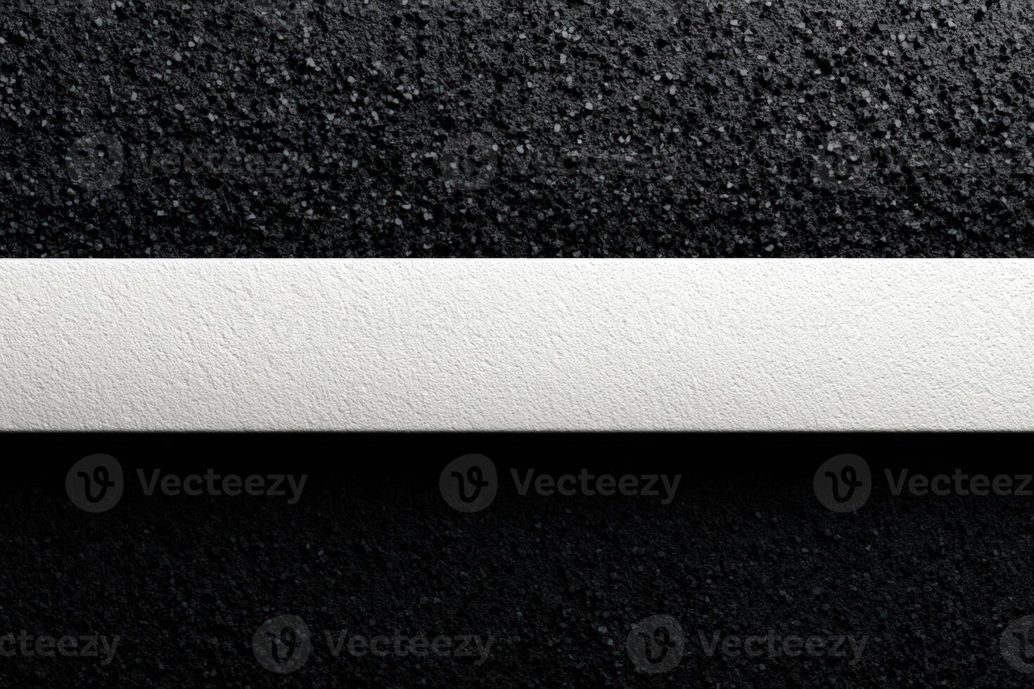Clean flat white line on textured dark surface creates minimalist aesthetic appeal photo