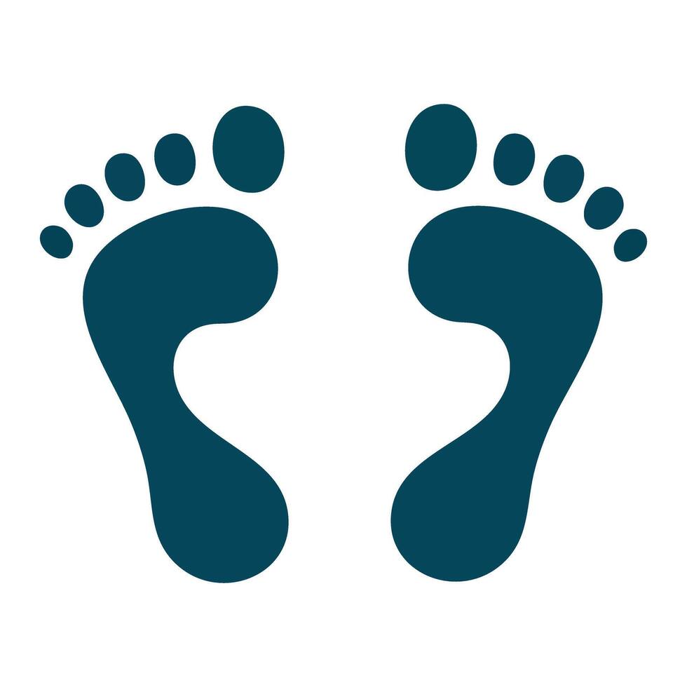 Footprints Silhouette The Ultimate Guide for Graphic Design Elements vector