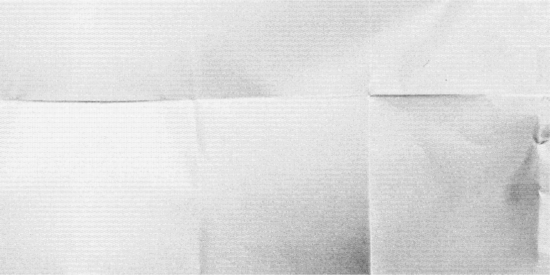 This detailed display reveals the characteristics of worn paper, featuring impressive abrasions, creases, and a unique grain and halftone texture, highlighting its aged quality. vector