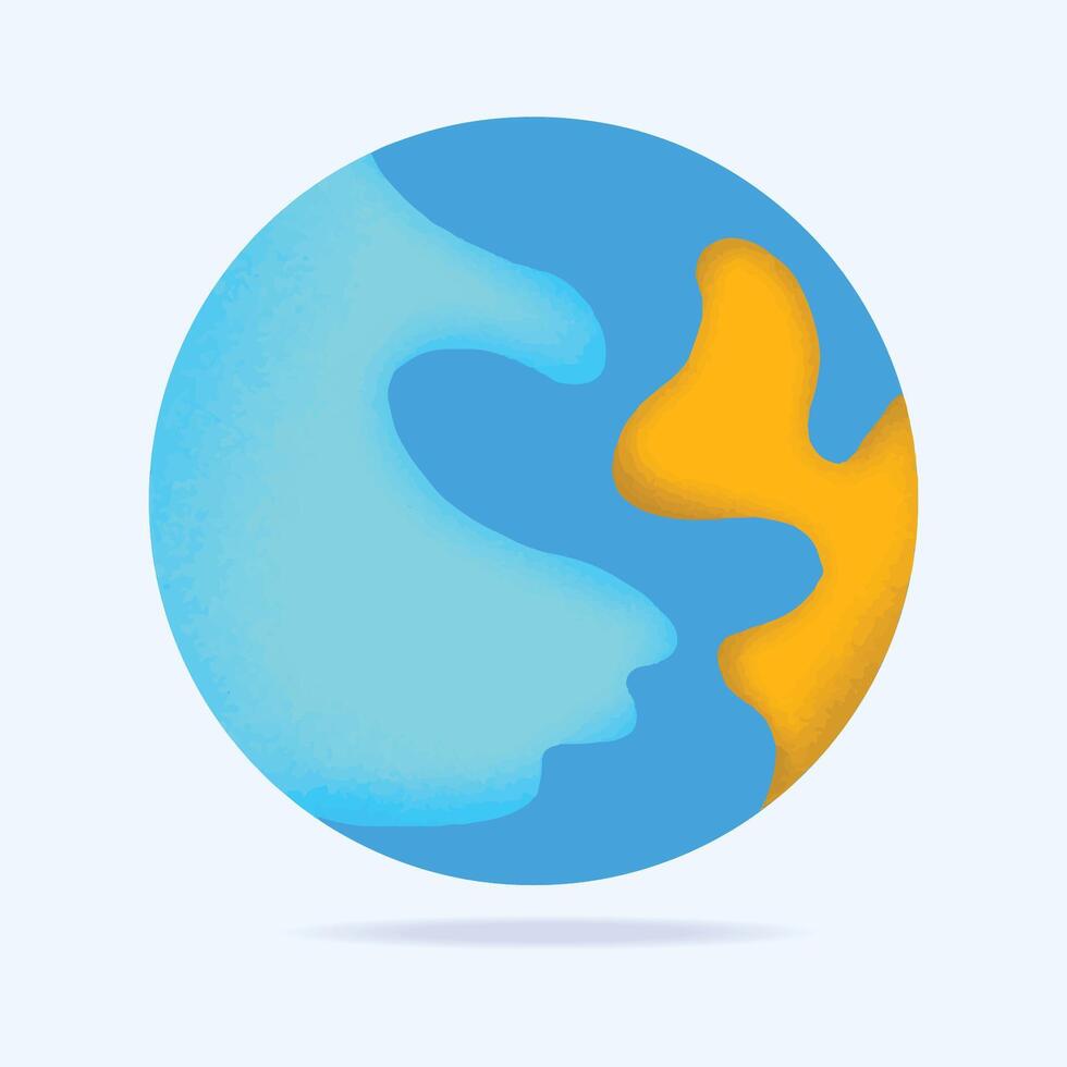 Graphic Illustration of Earth vector