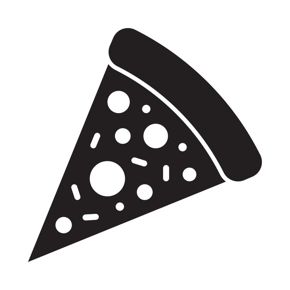 Pizza icon, pizza slice icon. Piece of pizza simple icon. vector