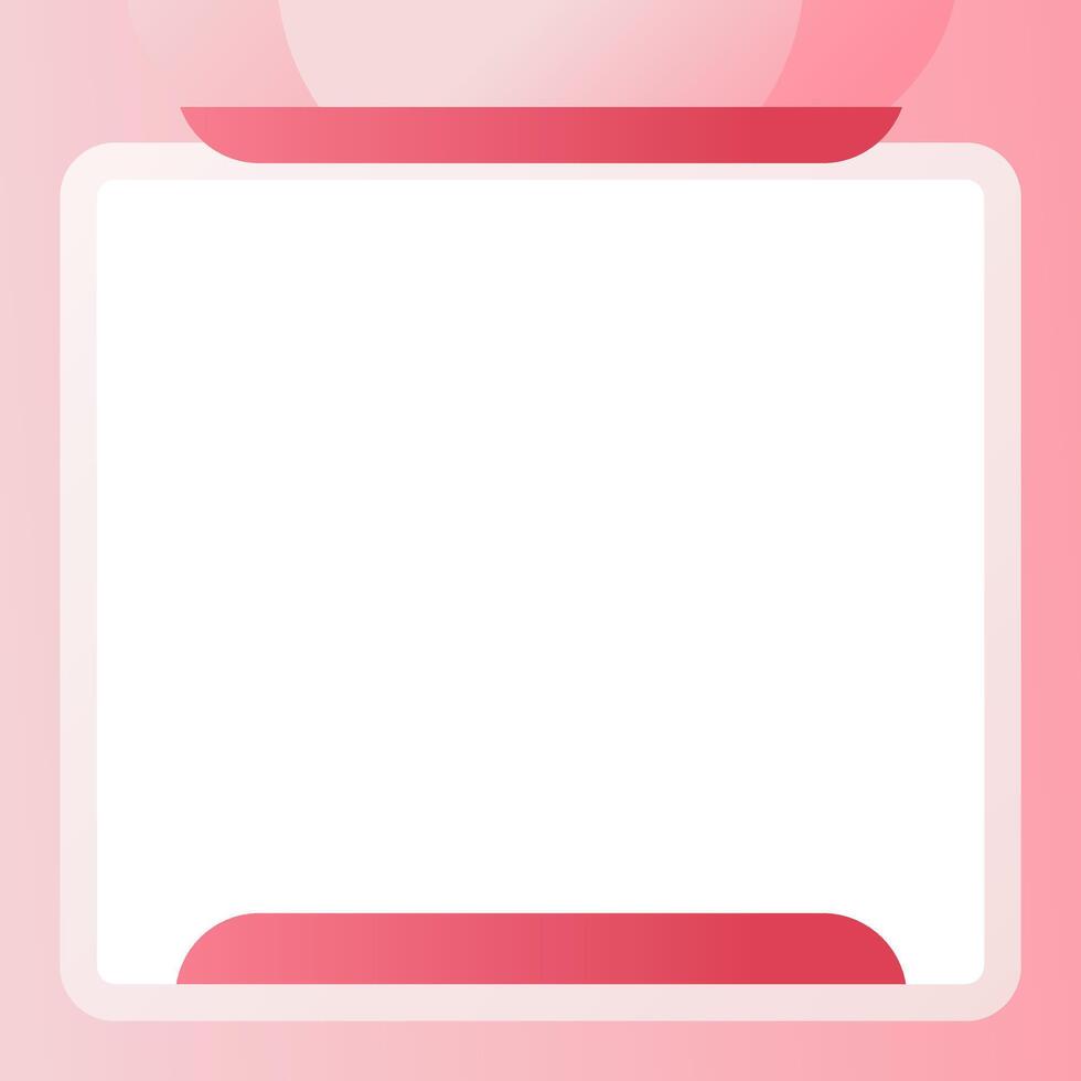 Playful Modern Frame in Warm Tones for Creative Digital Content and Promotions vector