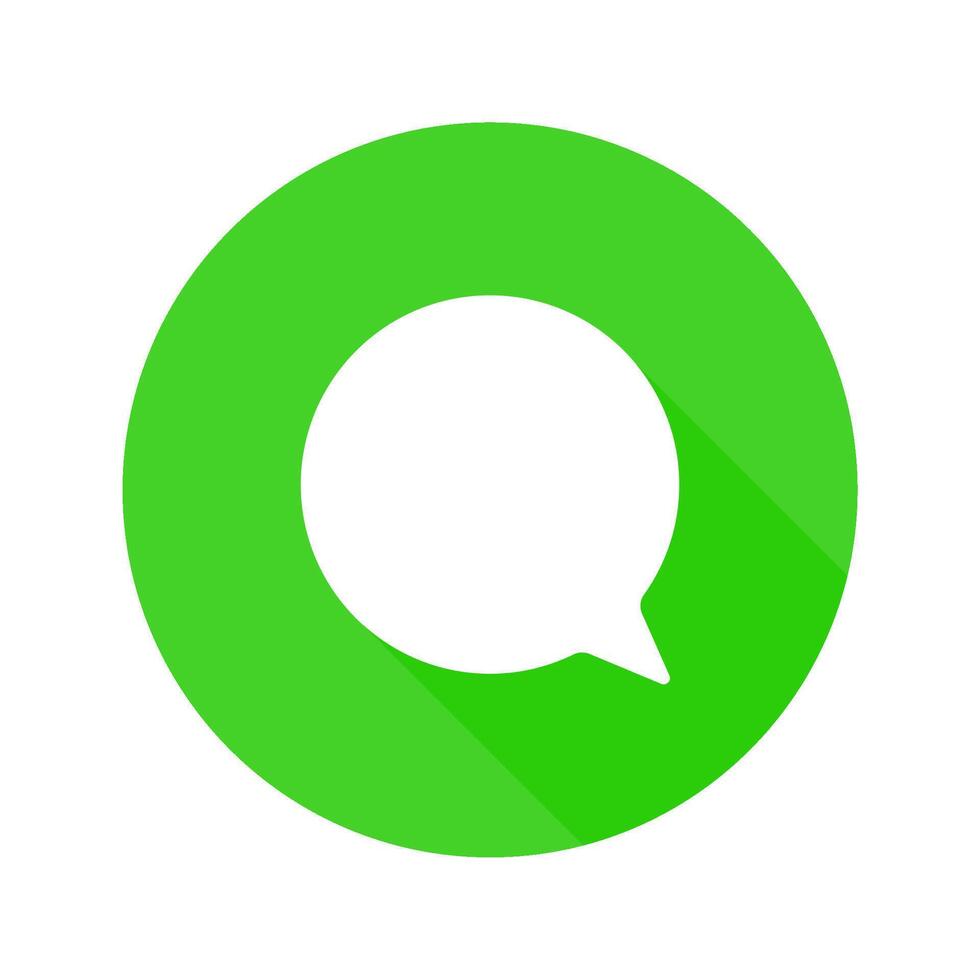 chat icon on transparent background vector