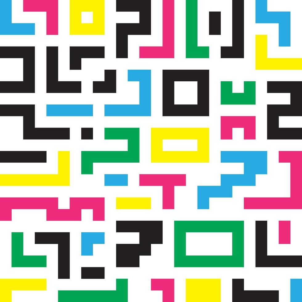 Colorful lines abstract stylish mosaic design modern flat background vector