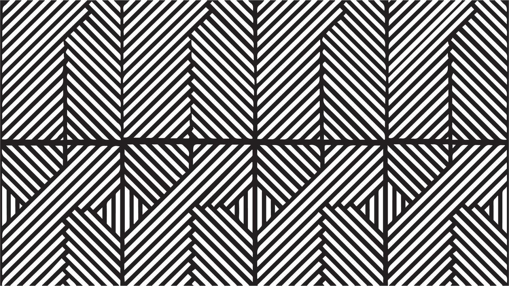 Seamless pattern with abstract geometric line texture, black on white background. Light modern simple wallpaper, bright black backdrop, monochrome graphic element vector