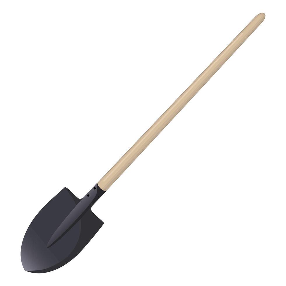 Garden Shovel Illustration of Gardening Tool vector