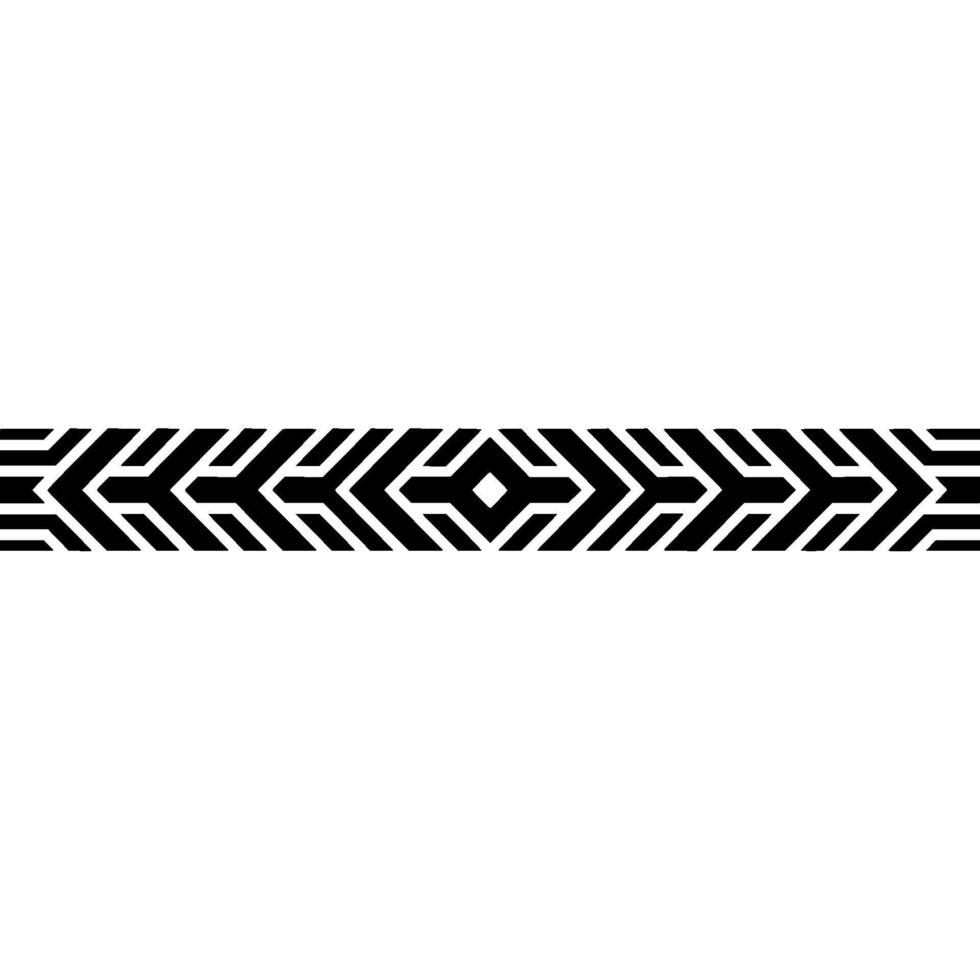 Minimalist Geometric Pattern Black White Border vector