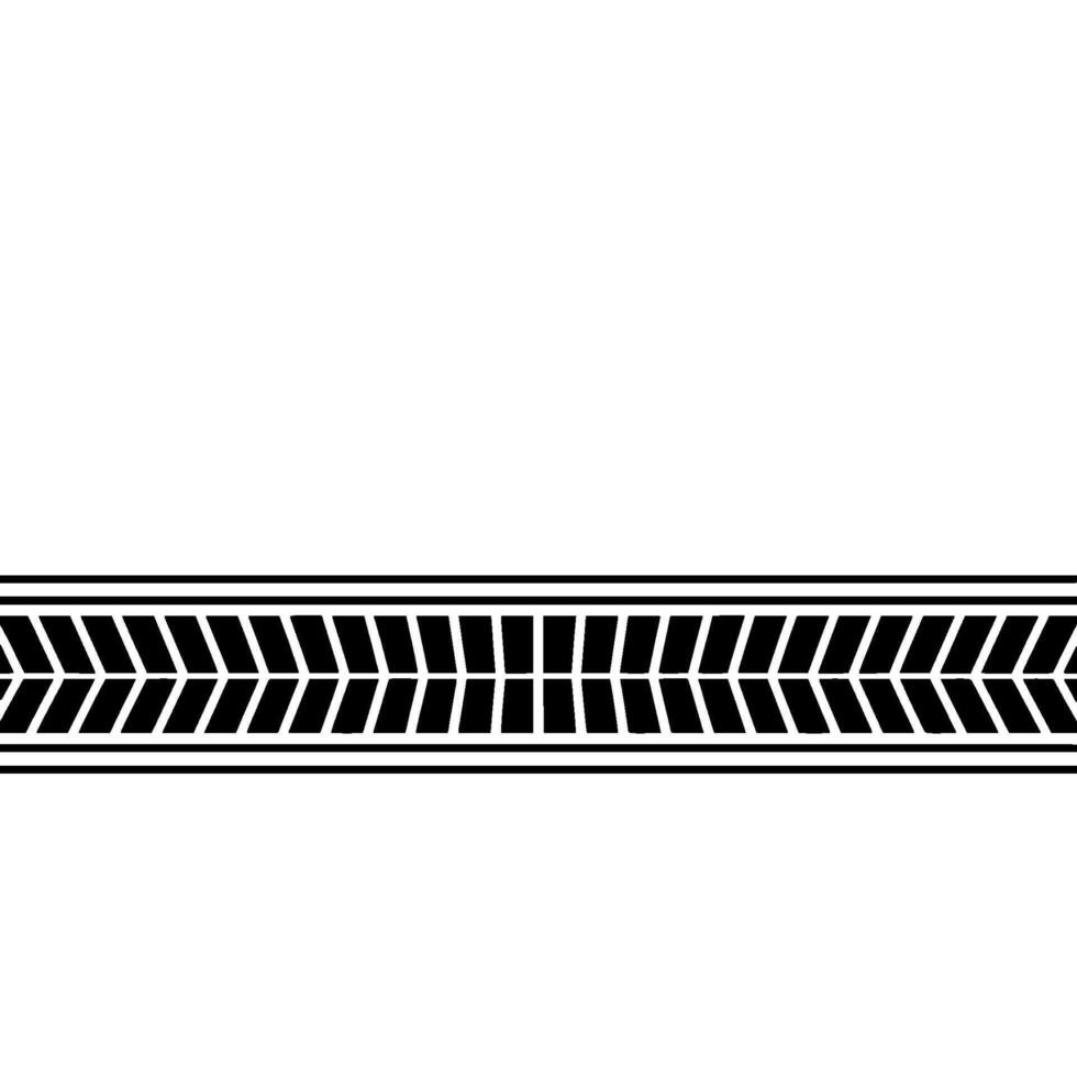 Geometric Chevron Pattern Black White Border vector