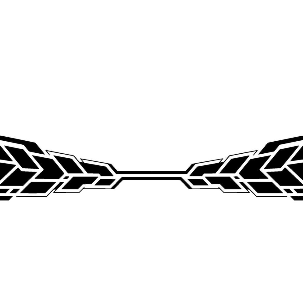 Modern Geometric Abstract Black and White for Technology Background vector