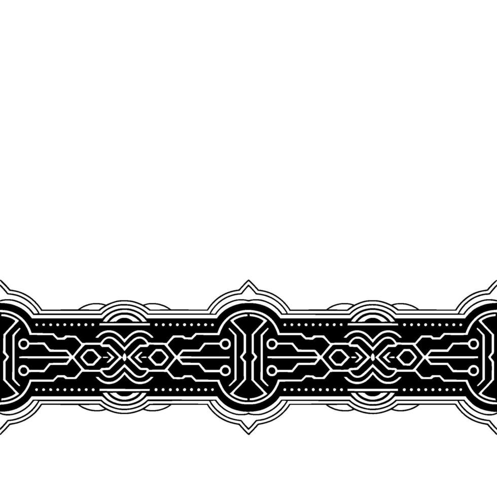 Elegant Circuit Board Pattern Black and Silver for Backgrounds vector