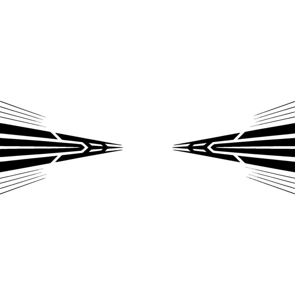 Minimalist Abstract Black Lines on White, Modern vector