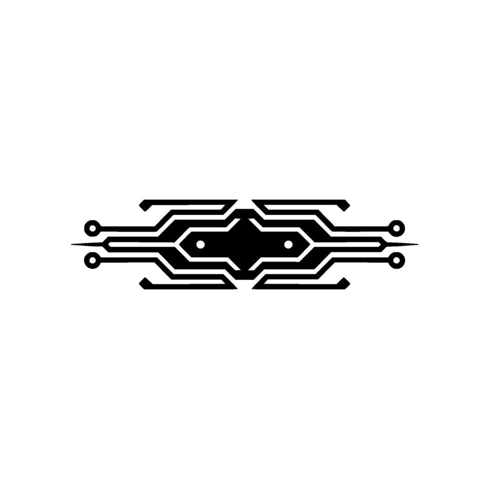 Modern Circuit Board Illustration Technology, Cyberpunk , Digital vector