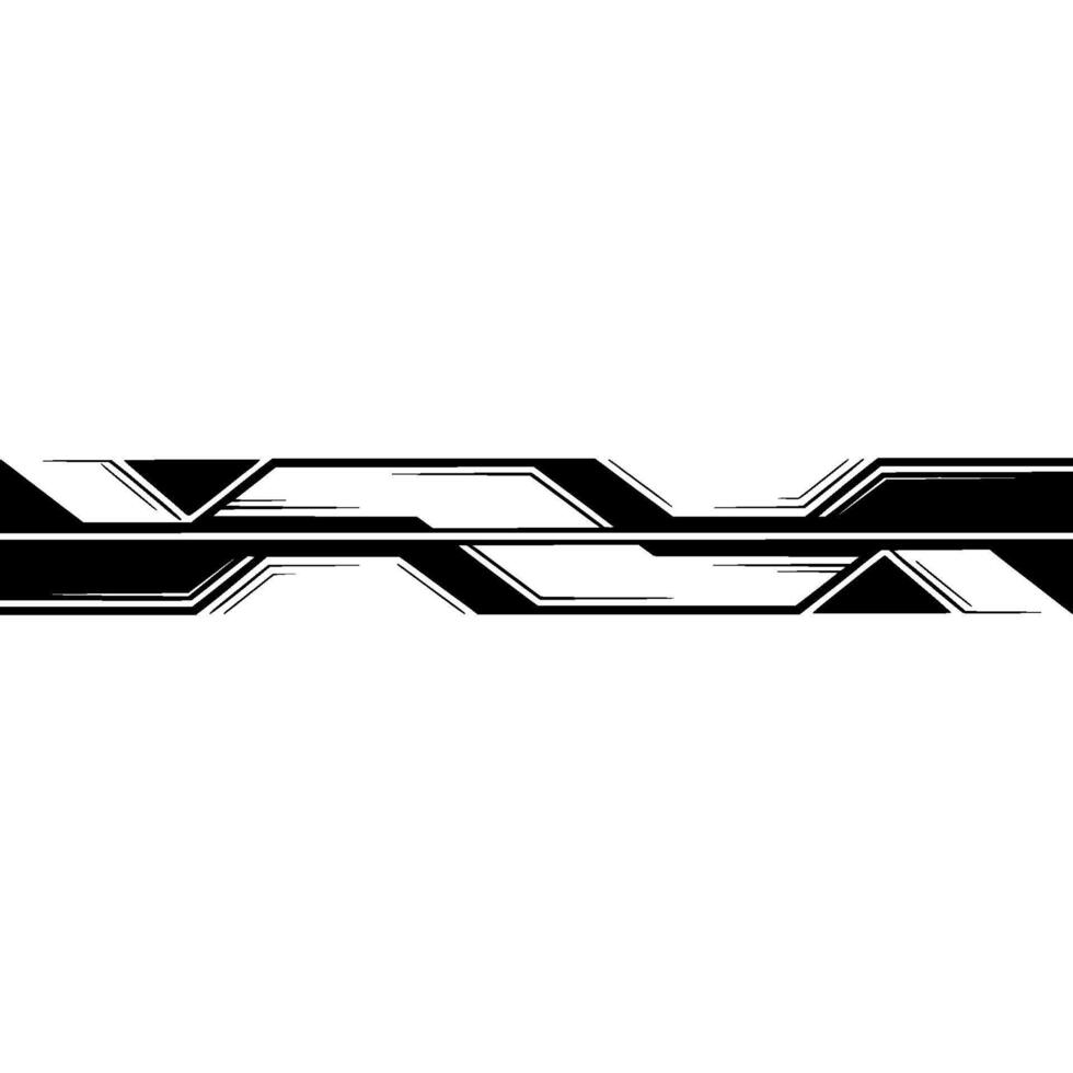 Minimalist Futuristic Tech Background, Geometric Black White vector