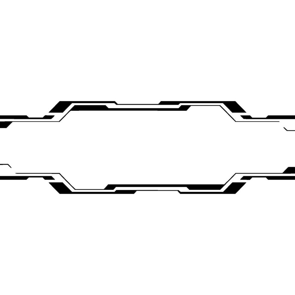 Futuristic Technology Frame , Minimalist Abstract Background vector