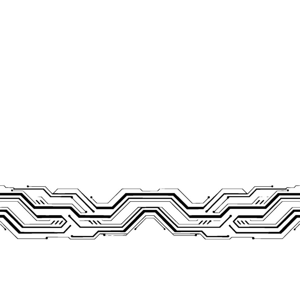 Abstract Circuit Board Minimalist Tech Background vector