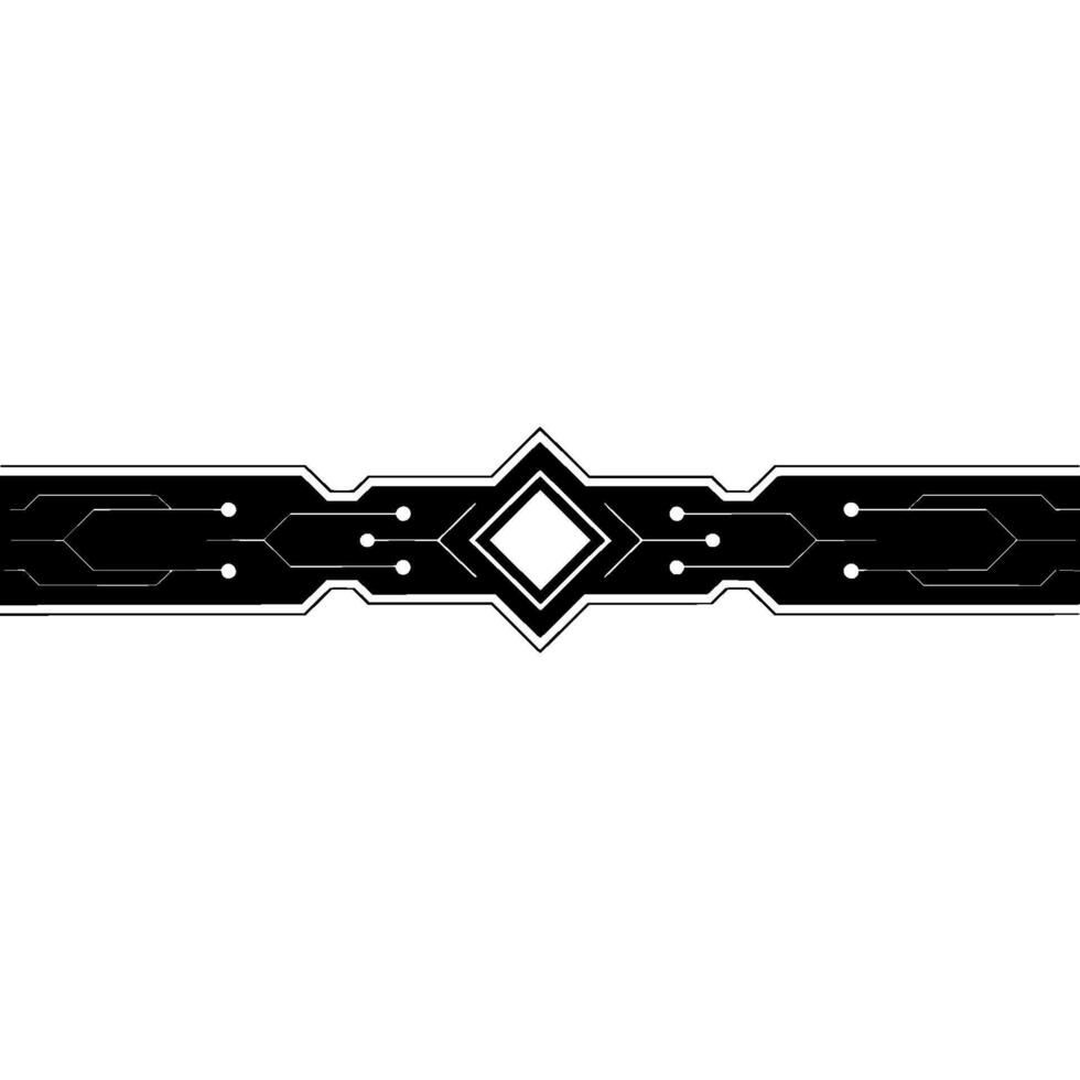 Tech Abstract Geometric Circuit Board on Gradient Background vector