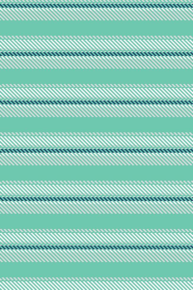Vibrant teal and white striped pattern. Modern geometric design perfect for textile prints, website backgrounds, or fashion illustrations. Clean lines create a fresh, energetic feel. vector