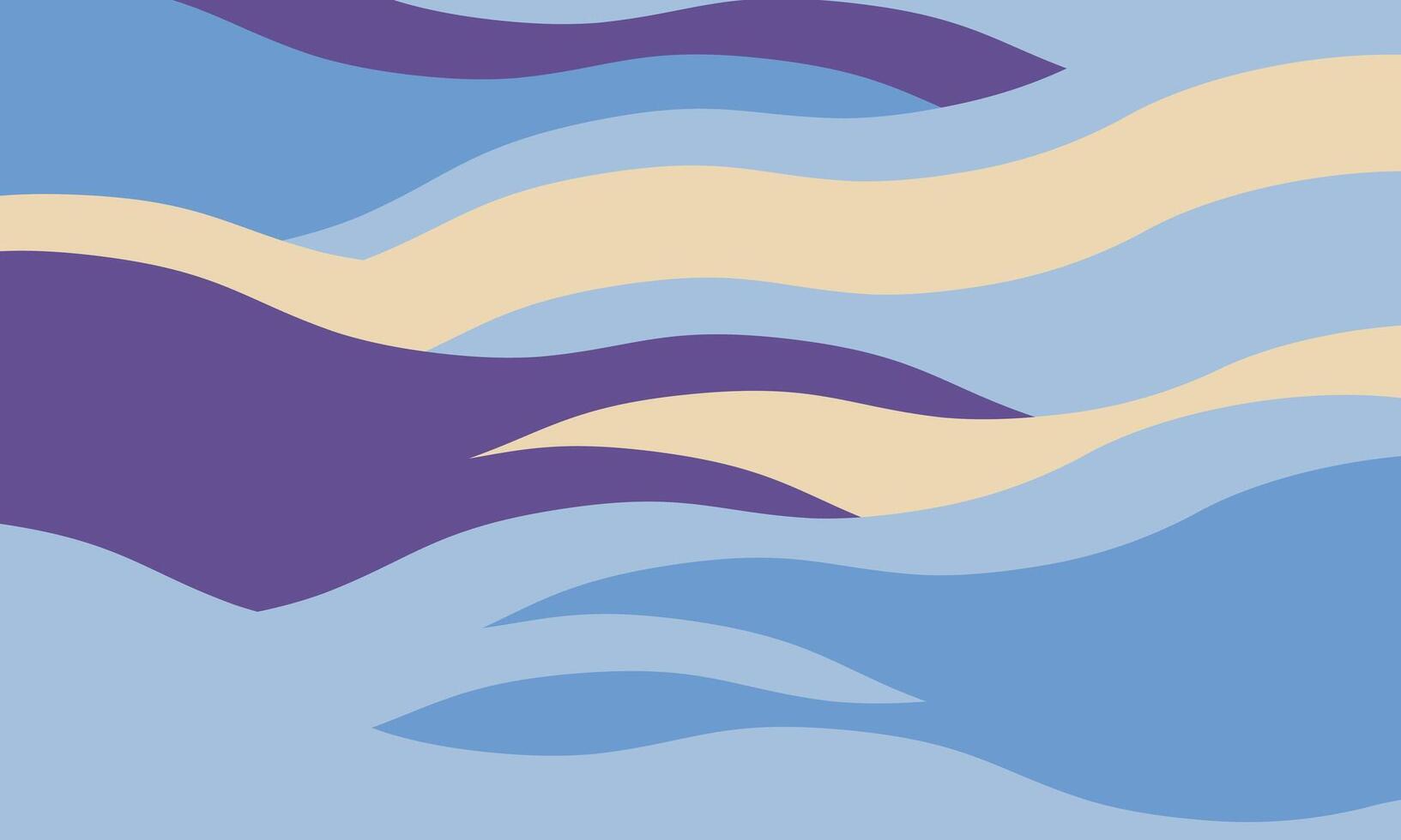 Abstract calming pastel wave design. Perfect for backgrounds, website headers, or any project needing a serene, modern aesthetic. Evokes feelings of peace, tranquility, and fluidity. vector