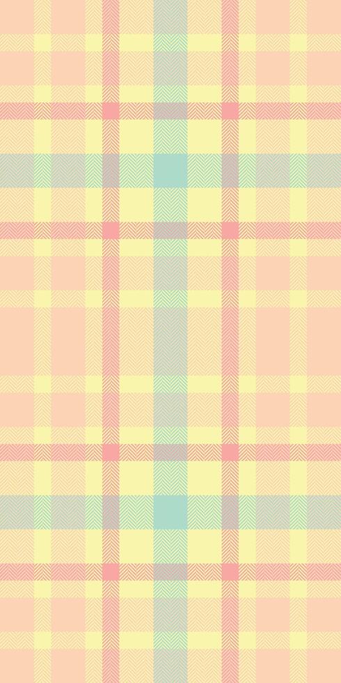 Ethnicity plaid pattern background, place tartan check seamless. Screen texture textile fabric in light and lime colors. vector
