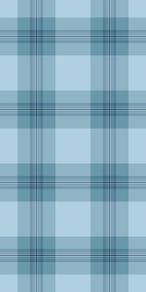 Old seamless tartan fabric, customizable textile plaid background. Ribbon texture pattern check in cyan and pastel colors. vector